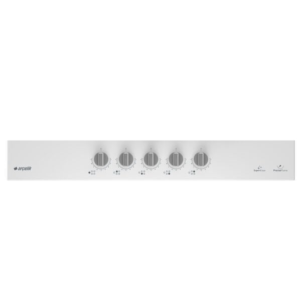 Arçelik Arçelik OCD K 752-2 DWKYB Gazlı Cam Tablalı Ocak Beyaz